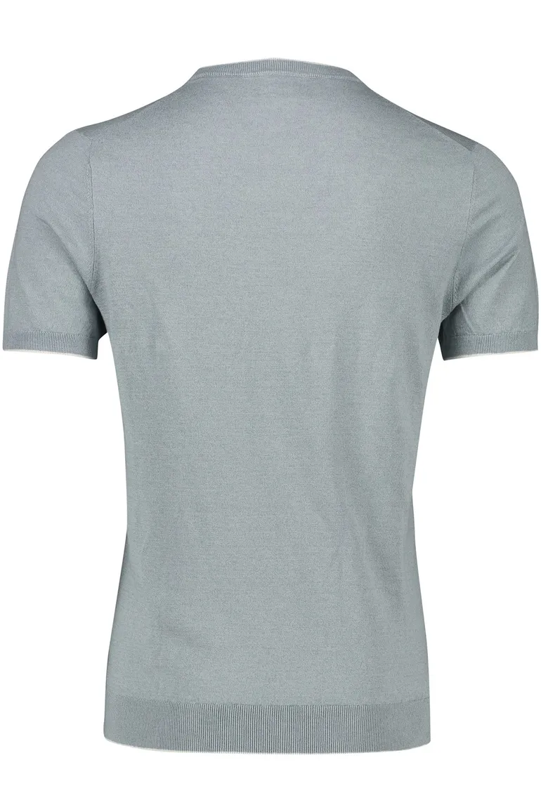 Ronde hals Born With Appetite t-shirt knitted blauw