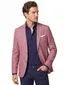 Portofino colbert LEEK rood gemeleerd