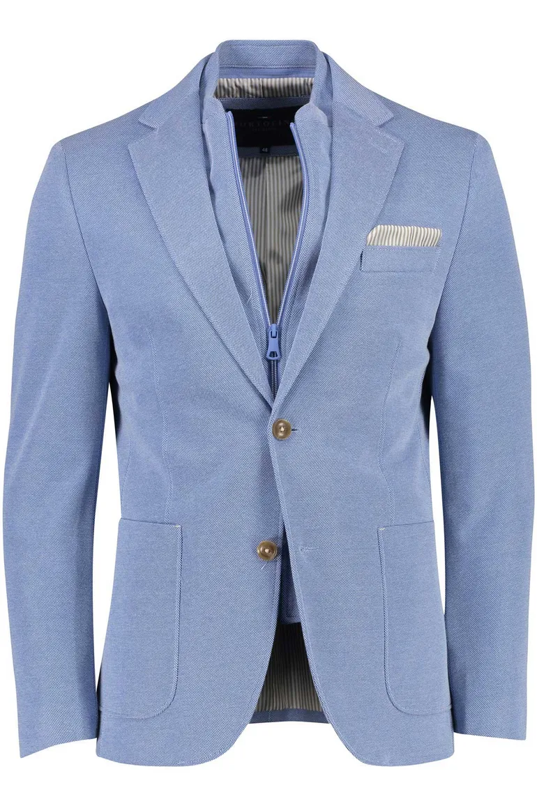 Portofino colbert blauw Lommer