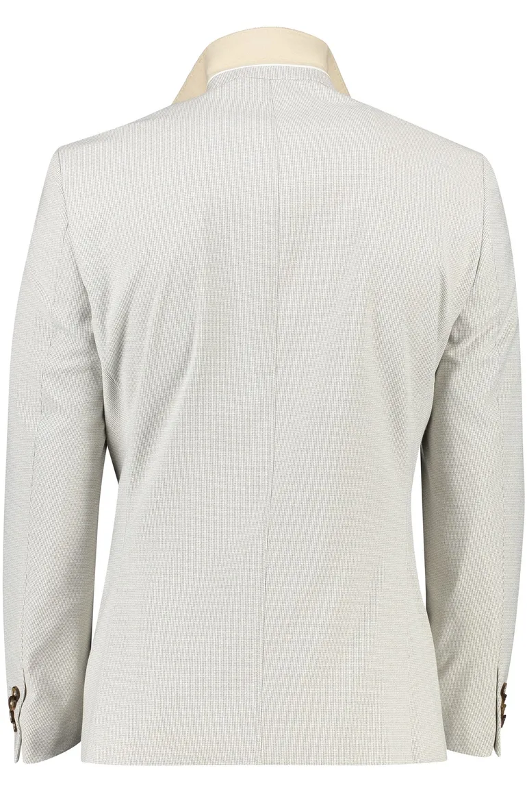 Portofino colbert beige structuur