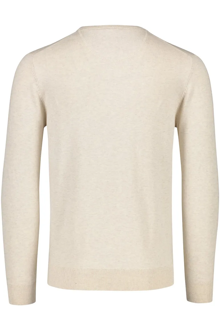 Portofino trui v-hals Vince beige