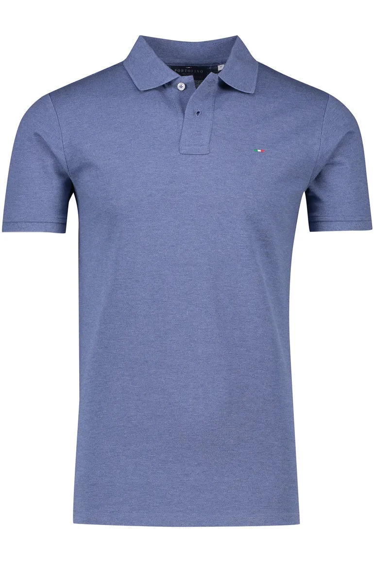 Portofino polo blauw Fang Pique
