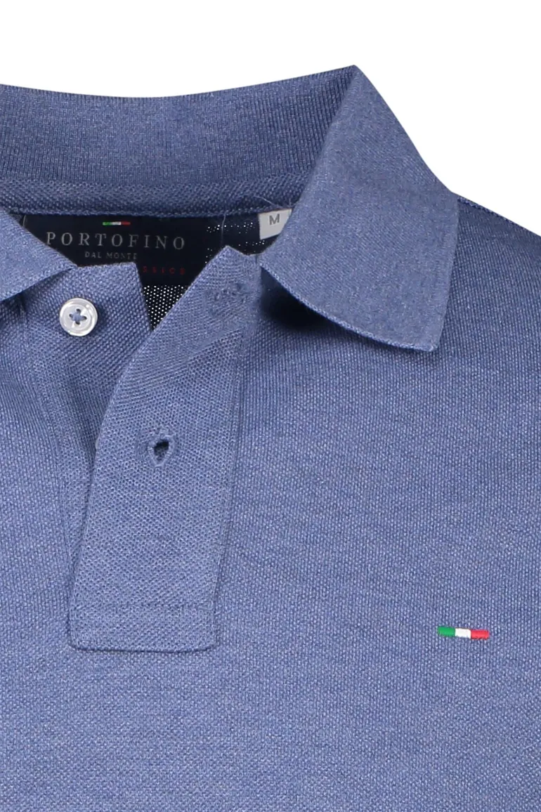 Portofino polo blauw Fang Pique