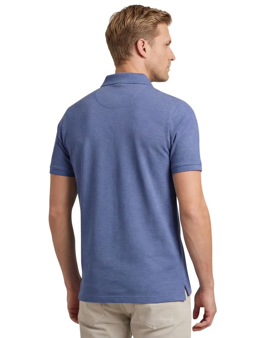 Portofino polo blauw Fang Pique
