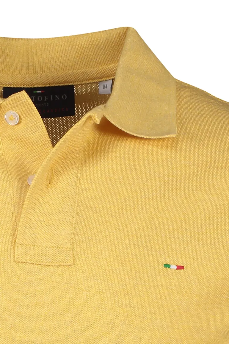 Portofino polo geel Fang Pique