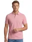 Portofino poloshirt normale fit roze gemêleerd katoen