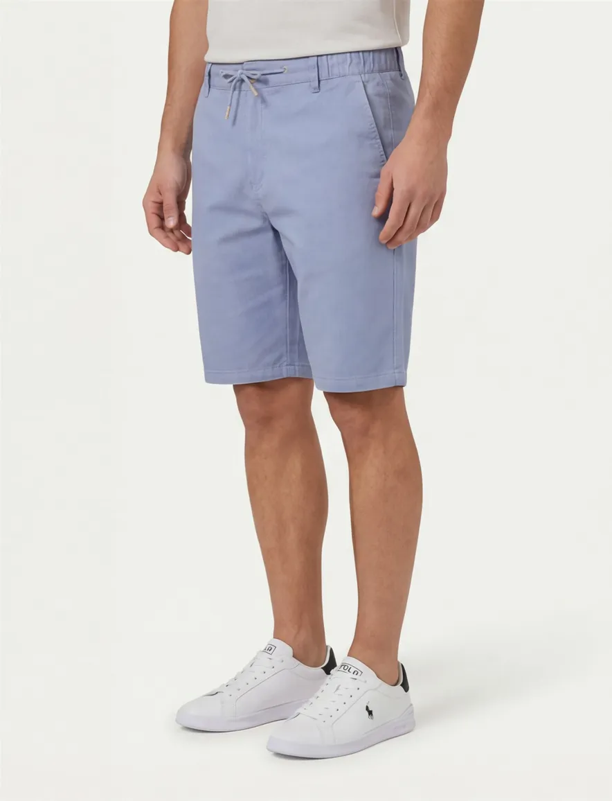 Portofino chino kort blauw