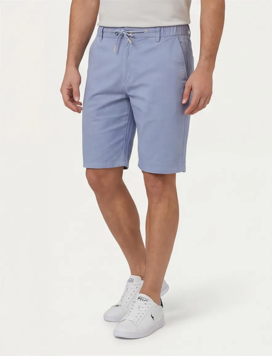 Portofino chino kort blauw