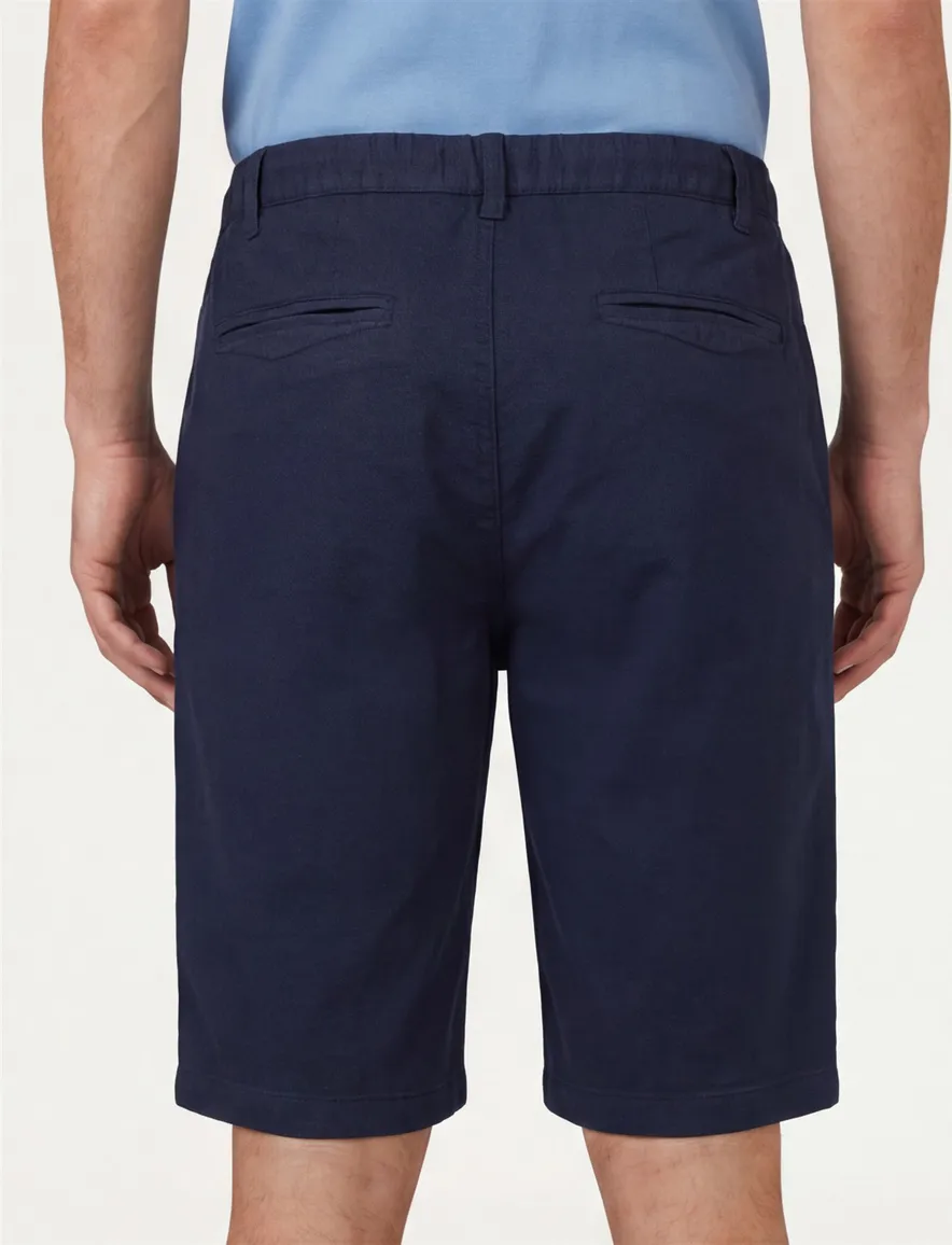 Portofino korte broek chino donkerblauw