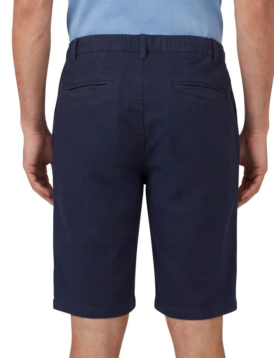 Portofino korte broek chino donkerblauw