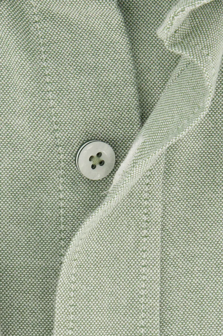 State of Art overhemd effen groen button-down