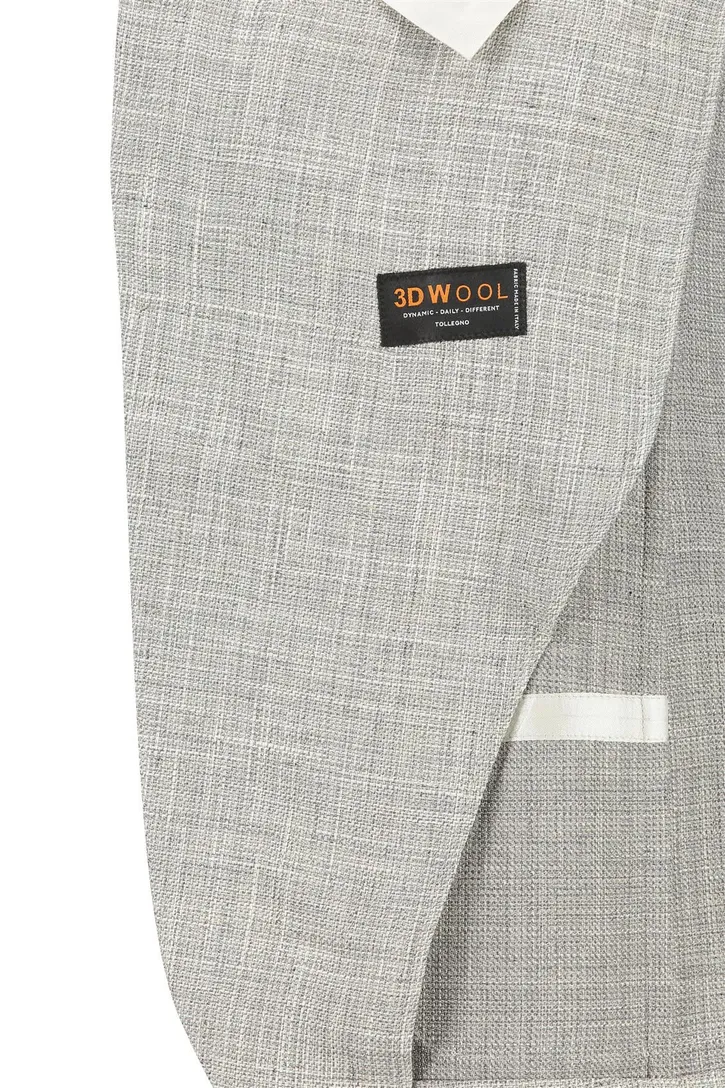 Carl Gross modern fit colbert grijs gemêleerd