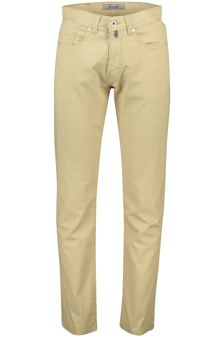 Pierre Cardin Lyon tapered 5-p pantalon Futureflex camel