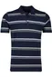 Pierre Cardin polo normale fit donkerblauw gestreept