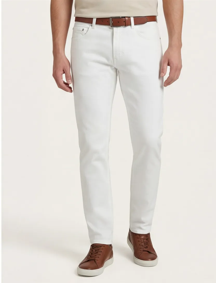 Pierre Cardin 5-pocket jeans wit Lyon Tapered fit
