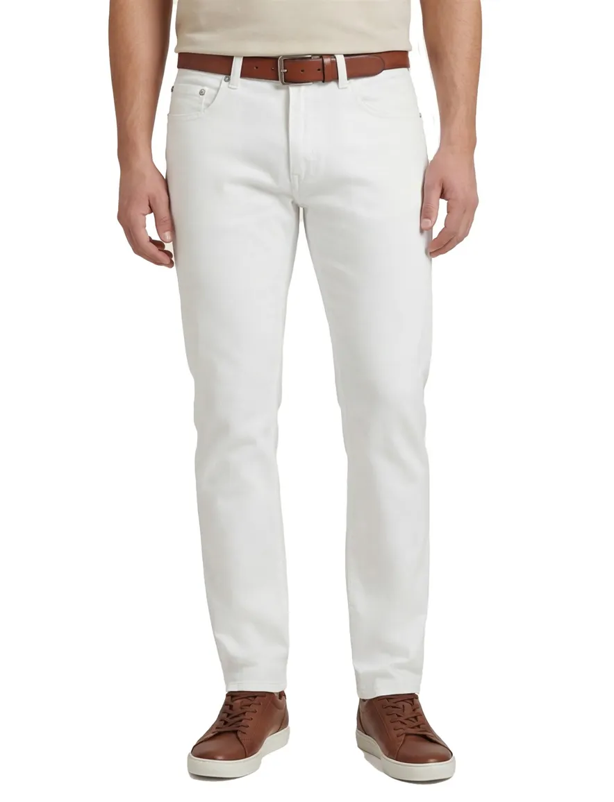 Pierre Cardin 5-pocket jeans wit
