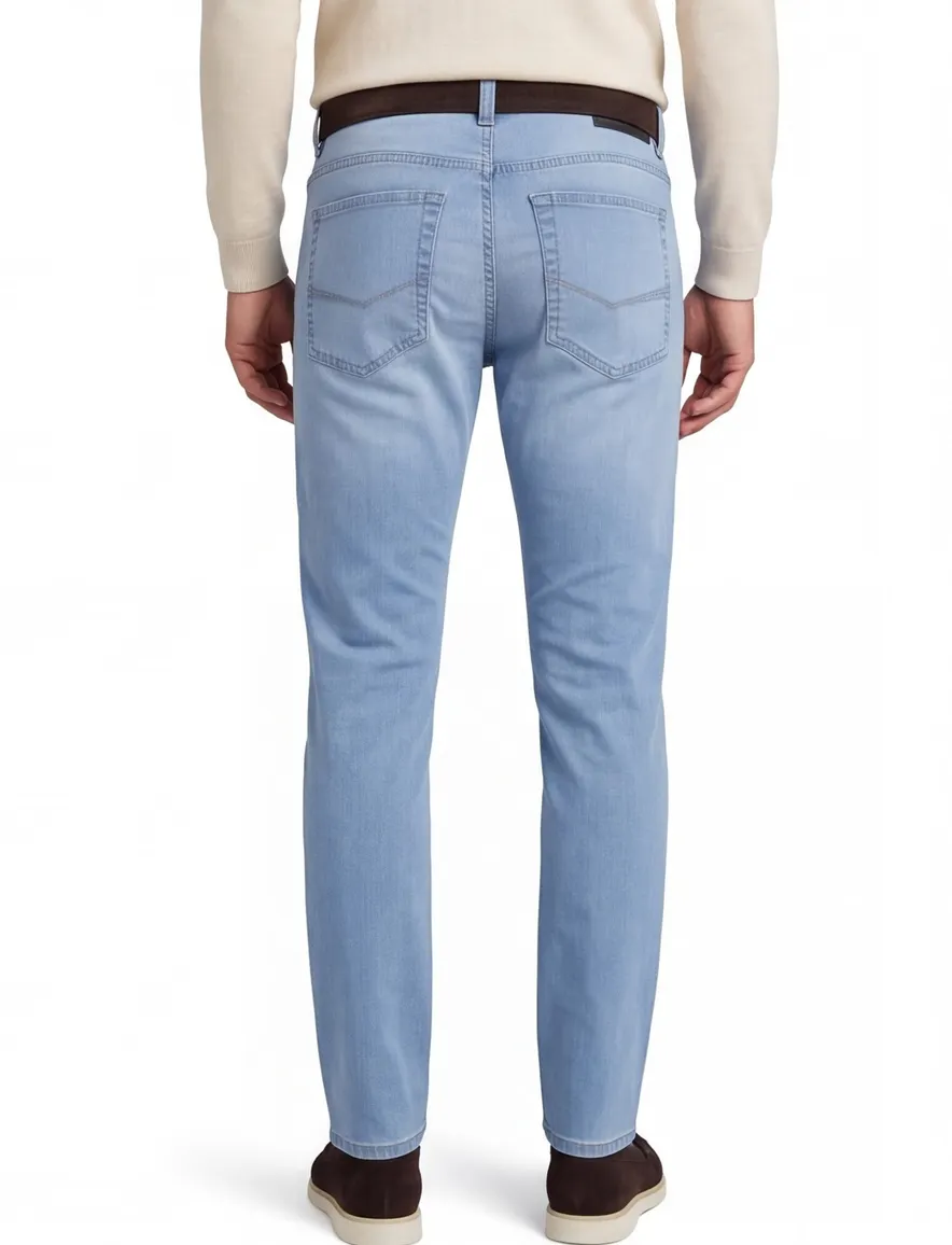 Pierre Cardin 5-pocket jeans blauw