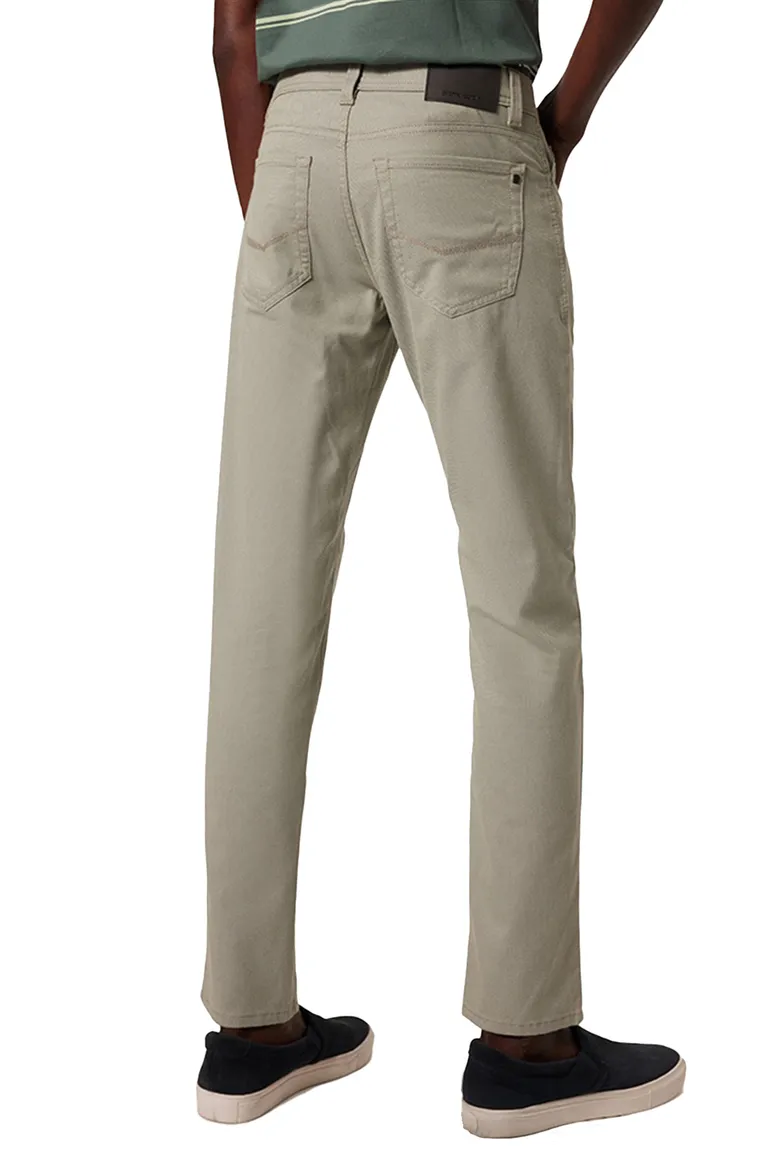 Pierre Cardin Lyon Tapered jeans beige effen