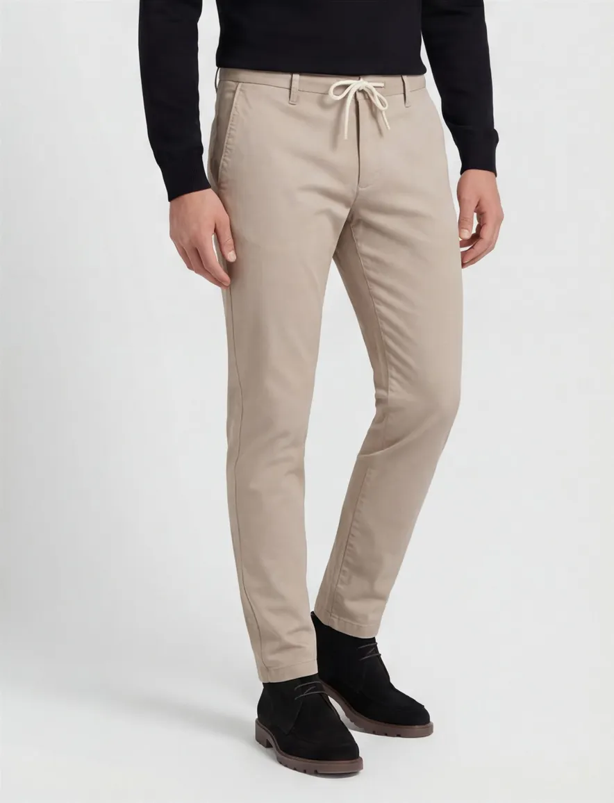 Alberto pantalon bruin slim fit jump