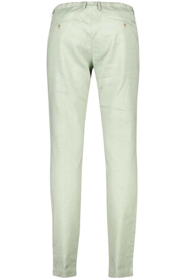 Alberto slim fit Performance chino linnen groen