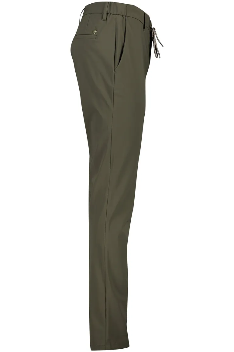Alberto pantalon donkergroen slim fit