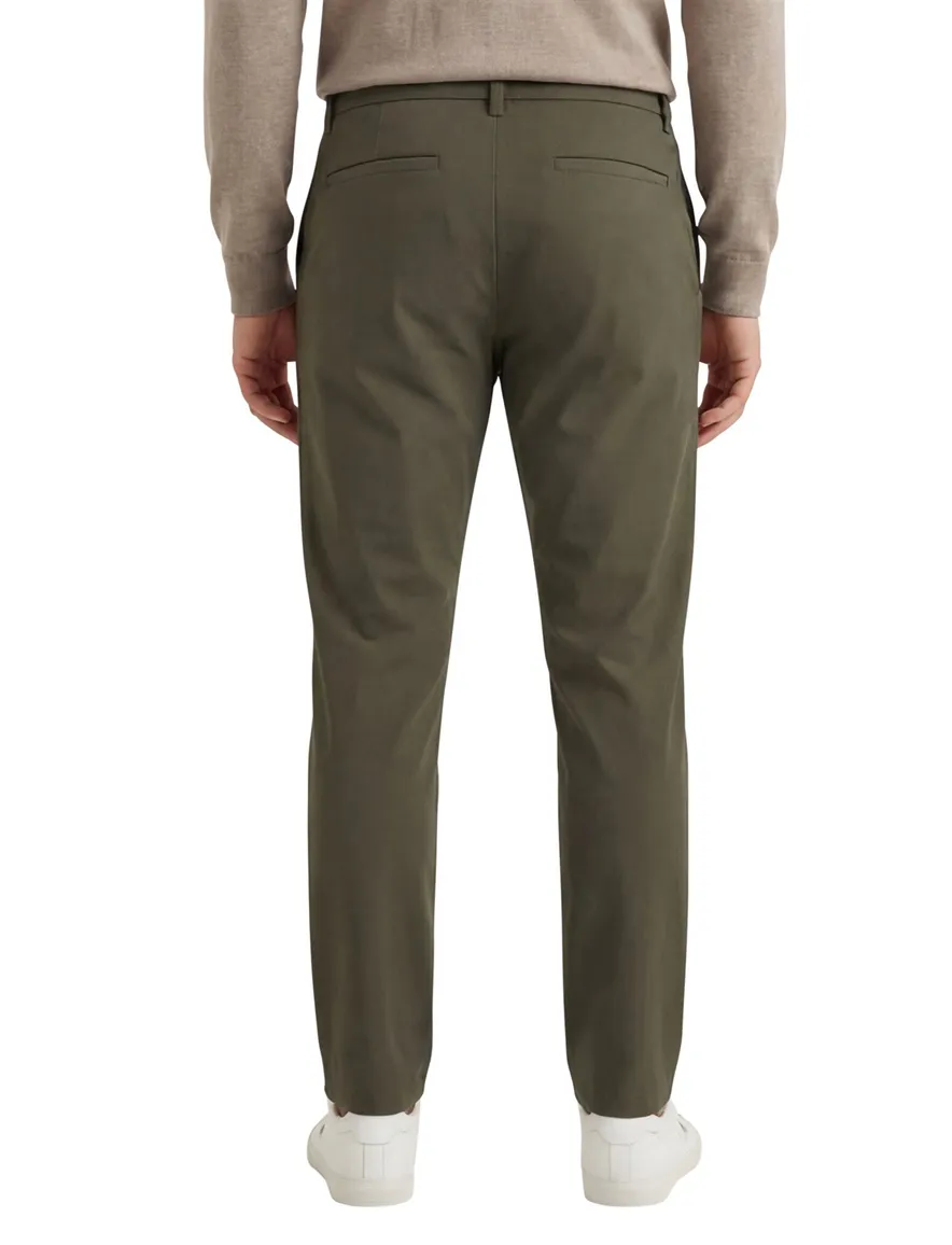Alberto pantalon donkergroen slim fit