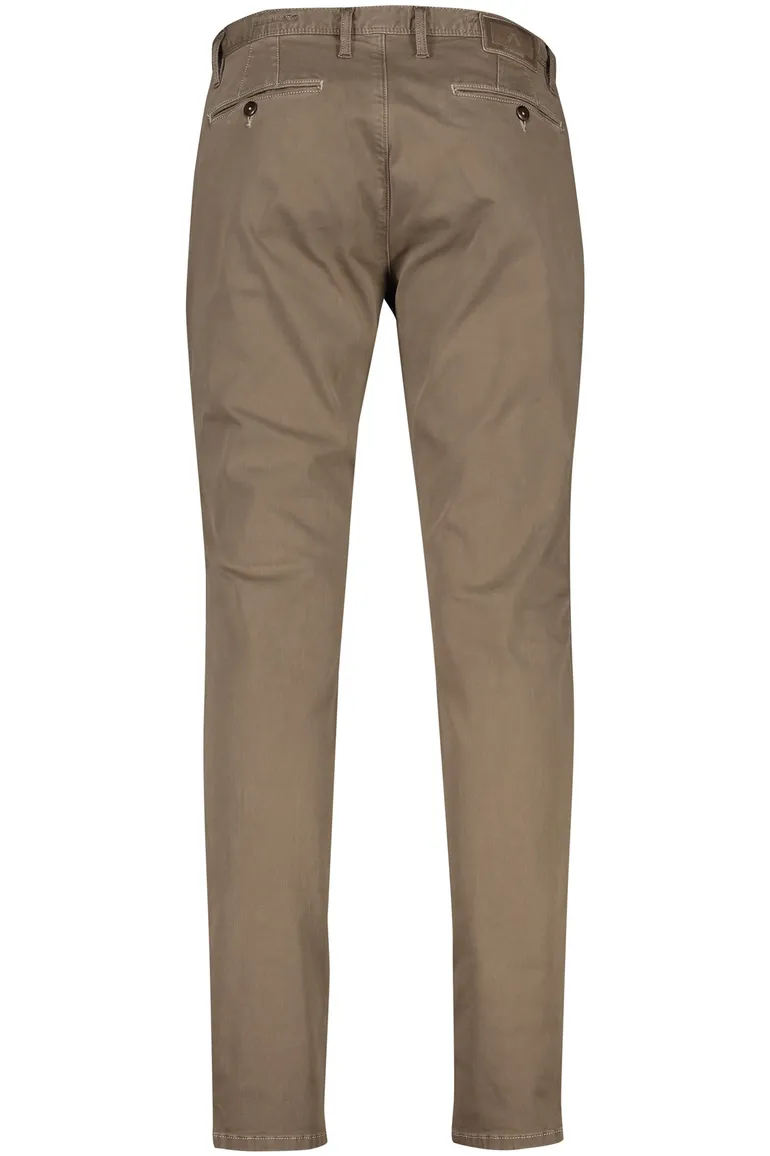 Pantalon chino bruin Alberto Rob