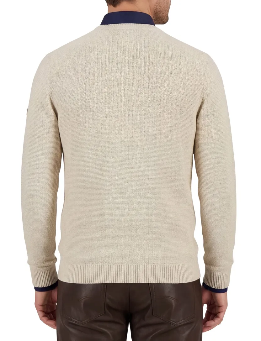 Camel Active trui ronde hals beige