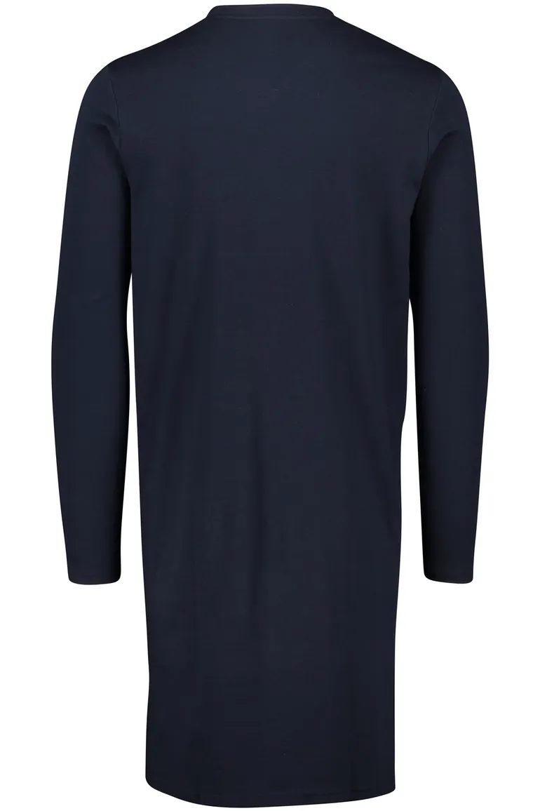 Schiesser nachthemd donkerblauw effen