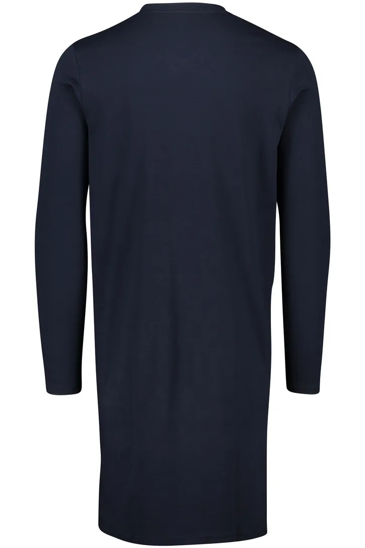 Schiesser nachthemd donkerblauw katoen