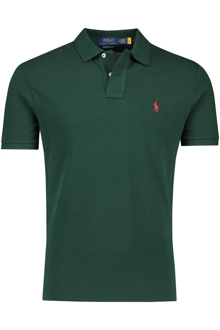 Ralph Lauren polo groen custom slim fit