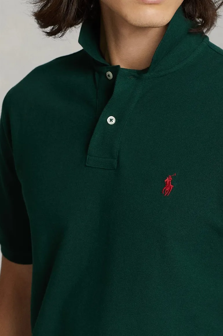 Ralph Lauren polo groen custom slim fit
