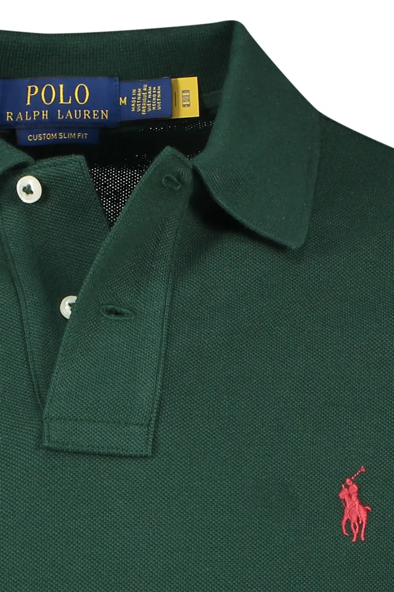 Ralph Lauren polo groen custom slim fit