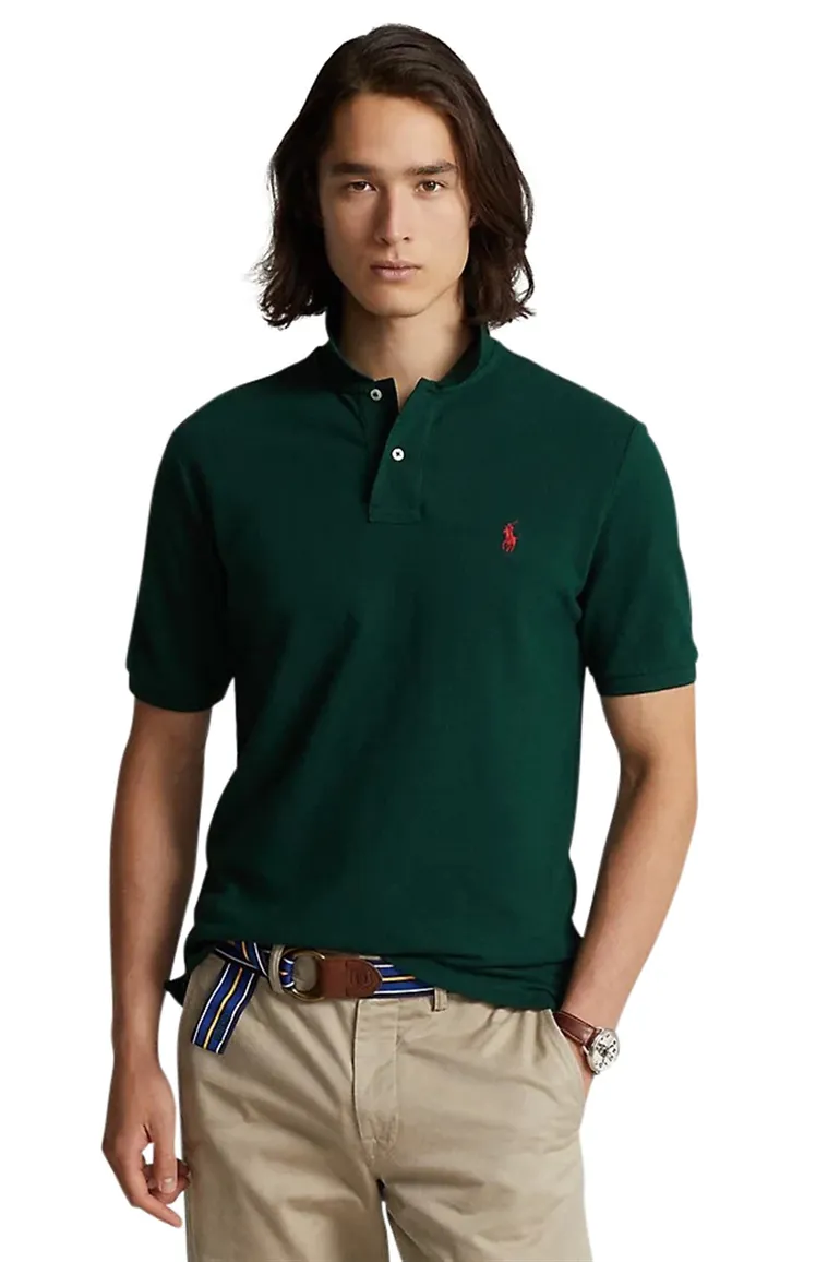 Ralph Lauren polo groen custom slim fit