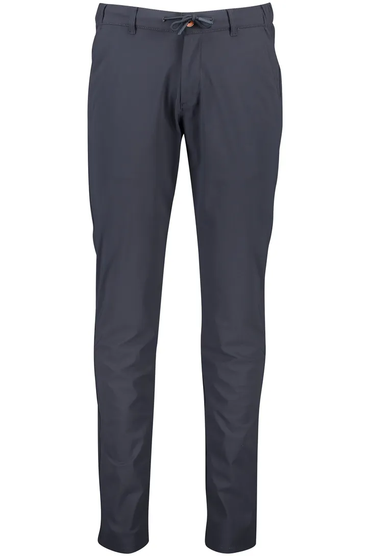North84 Pantalon chino effen antraciet normale fit