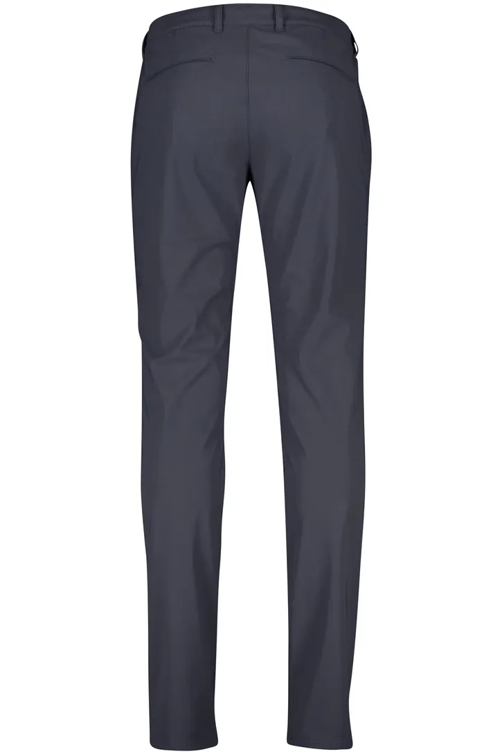 North84 Pantalon chino effen antraciet normale fit