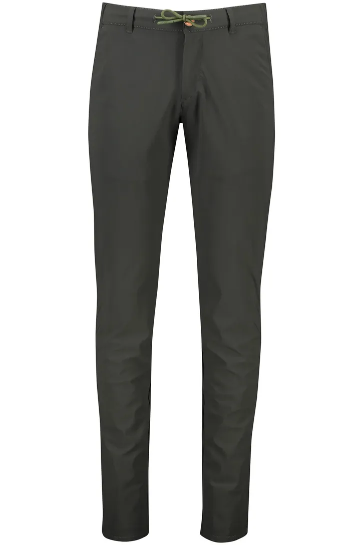 North84 Pantalon chino groen normale fit