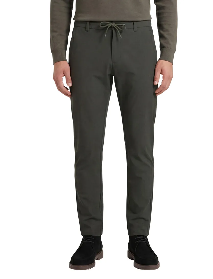 North84 Pantalon chino groen normale fit