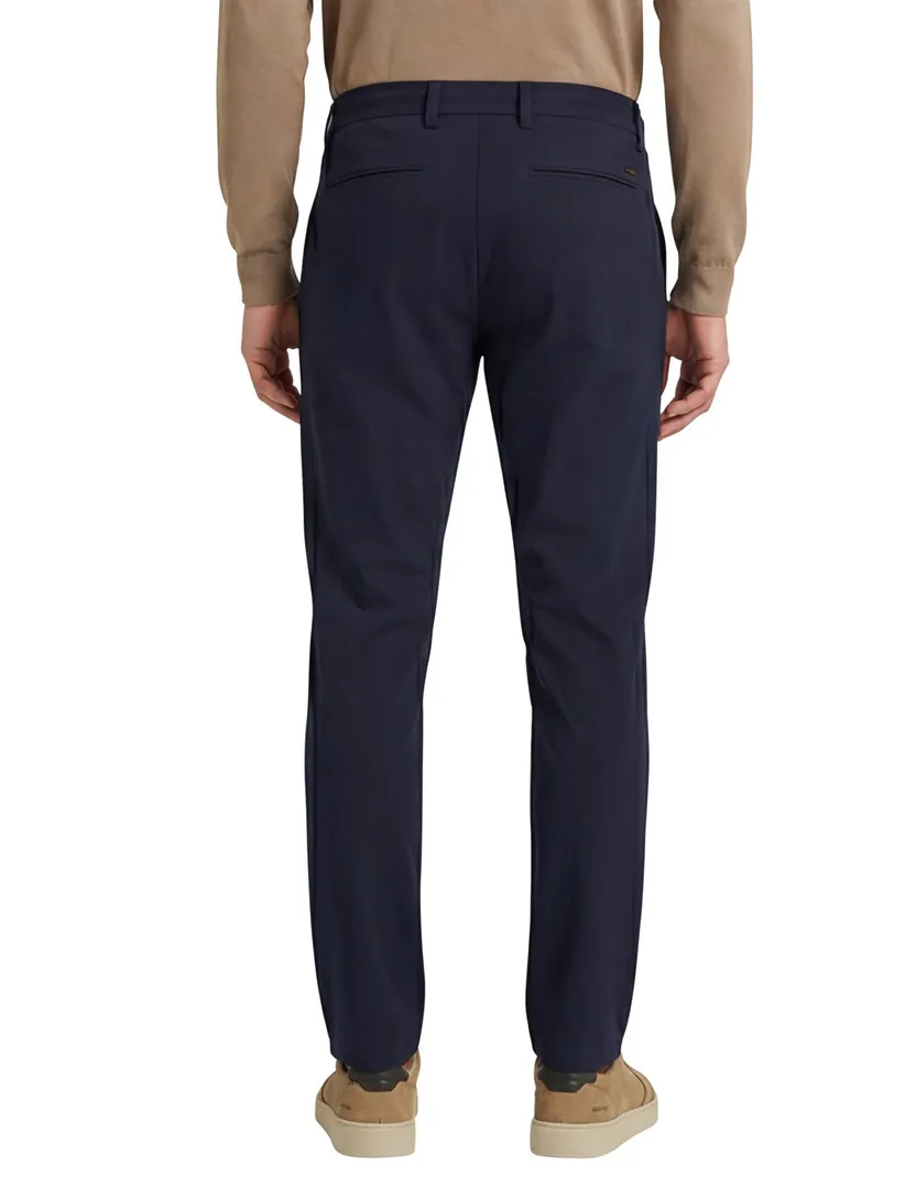 North84 Pantalon chino donkerblauw normale fit