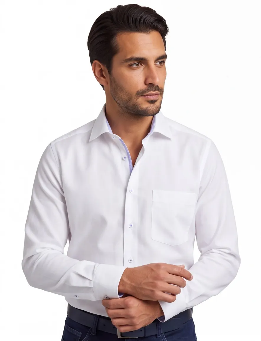 Seidensticker overhemd regular fit wit