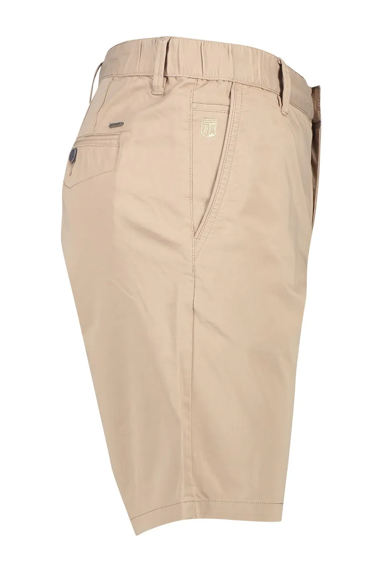 State of Art korte broek beige effen katoen