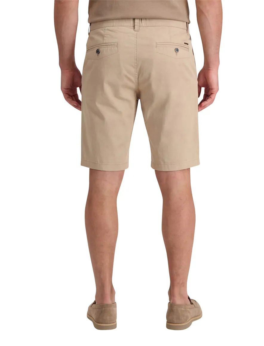 State of Art korte broek beige effen katoen