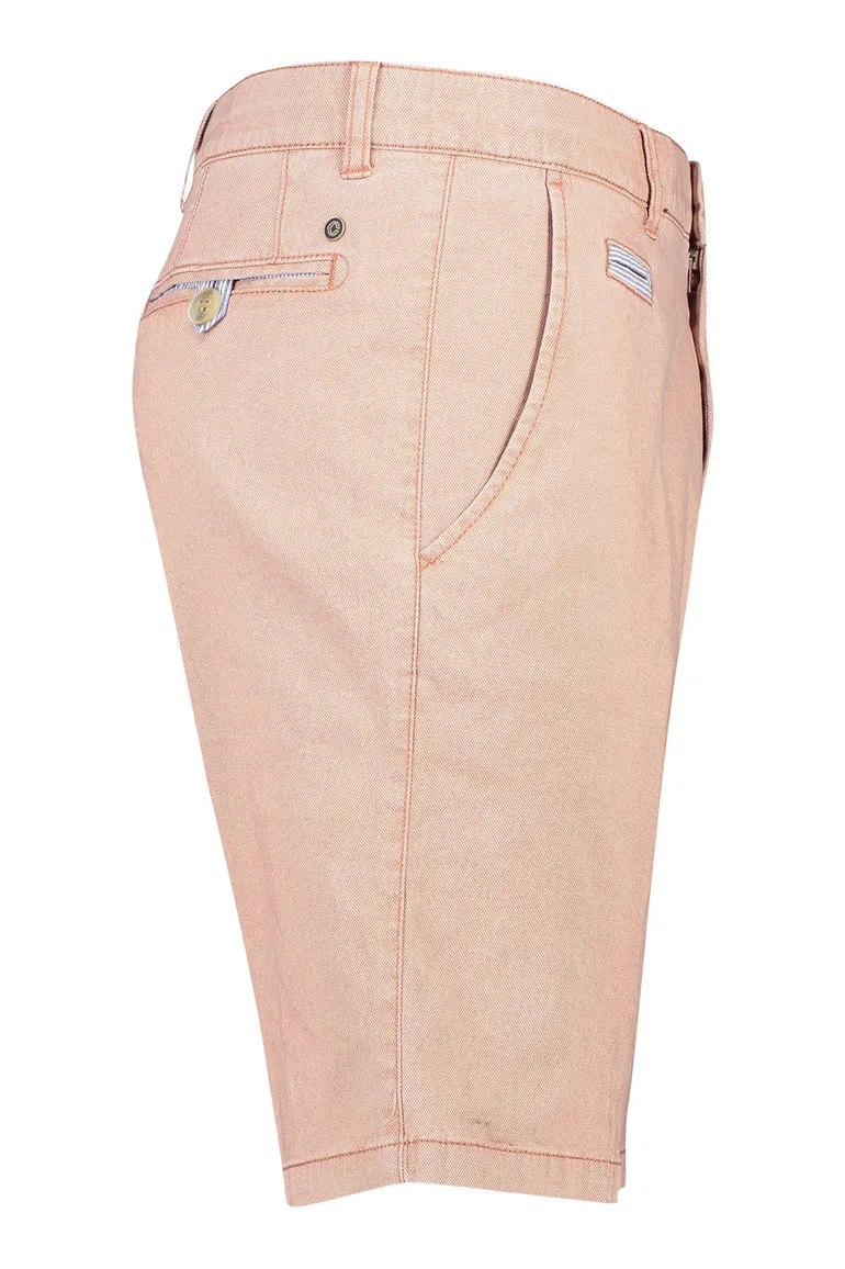 COM4 korte broek zalm effen katoen