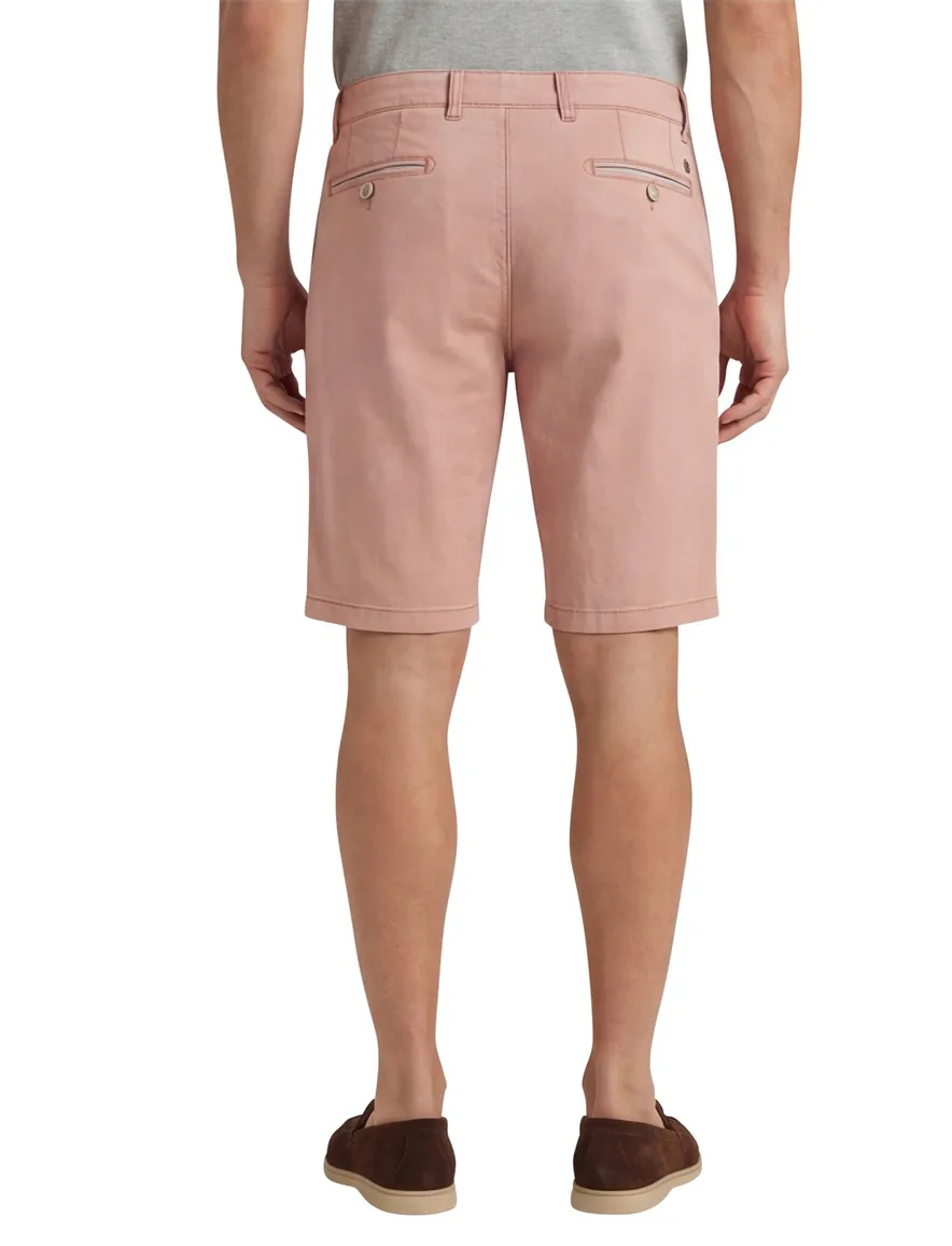 COM4 Flat Front bermuda zalm