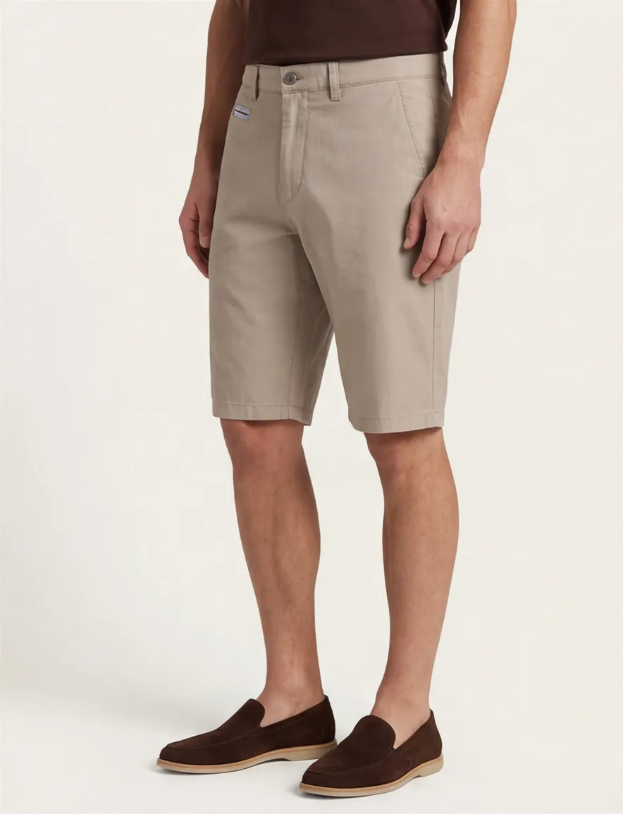 COM4 korte broek beige