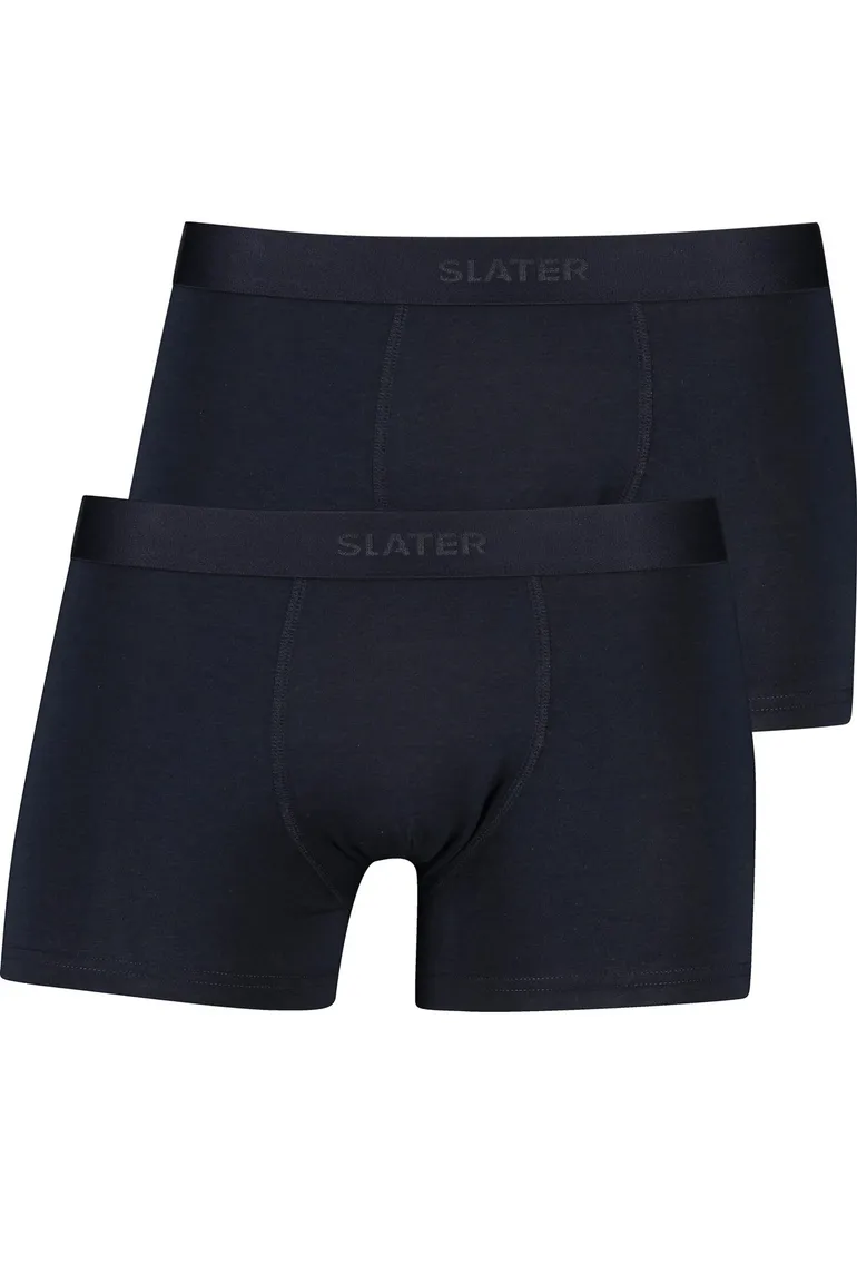 Slater Boxershorts donkerblauw 2 pack