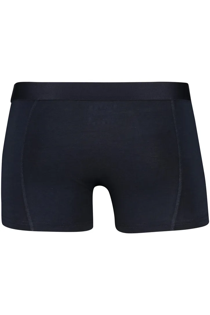 Slater Boxershorts 2 pack effen donkerblauw