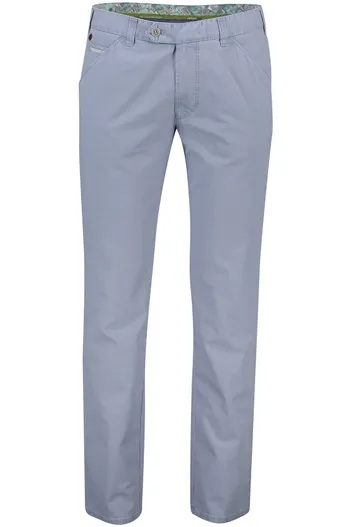 Meyer Meyer katoenen broek Chicago blauw gestreept