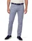 Meyer broek Chicago blauw gestreept katoen