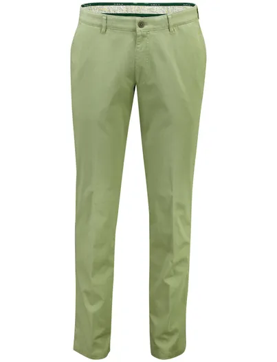 M.E.N.S. Groene chino M.E.N.S. normale fit